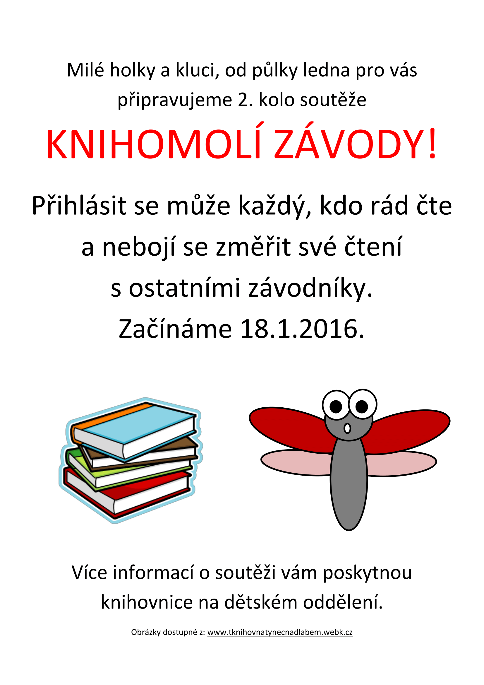 Knihomolí závody 2016